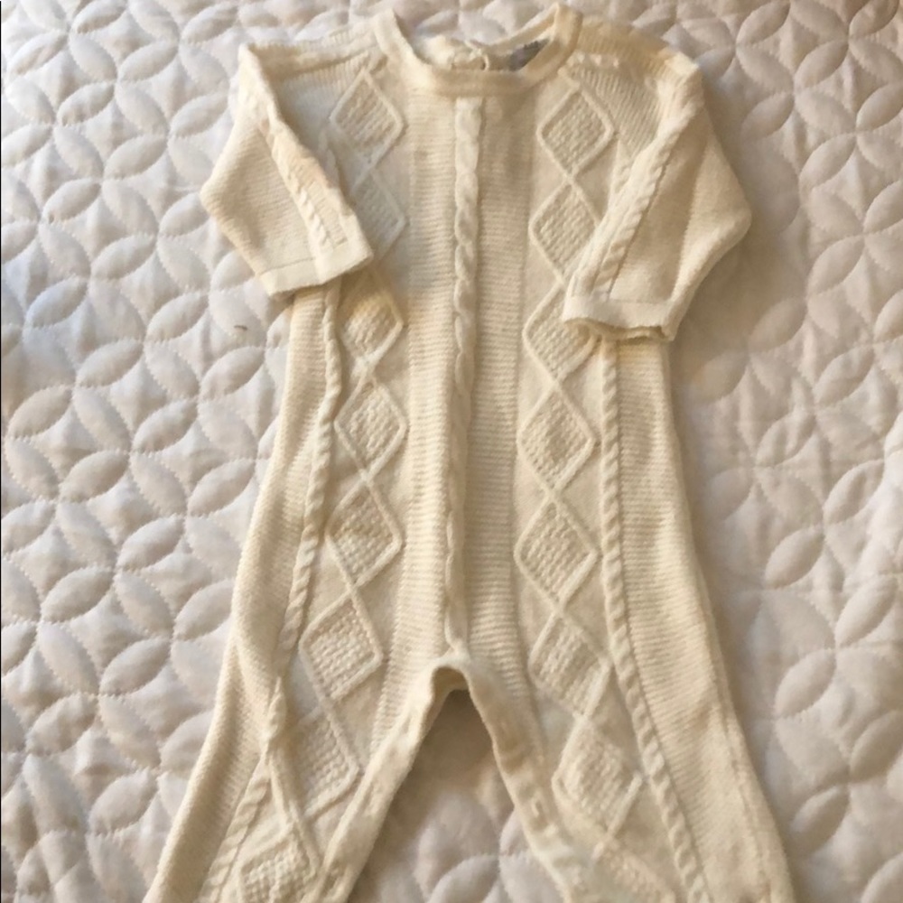 Janie and Jack sweater romper